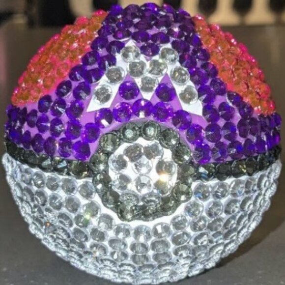 Crystallized Poke Ball Bag Charms - Picture 10 of 16